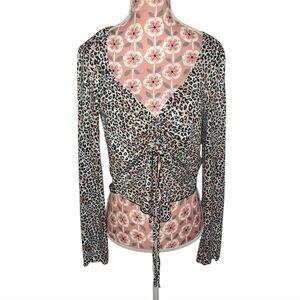 Just Polly Animal Print Top